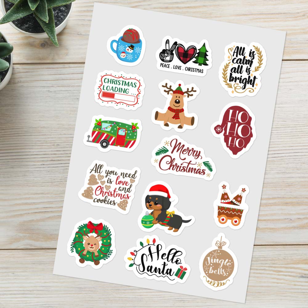 Holiday Sticker Sheet - Workspace Boosters