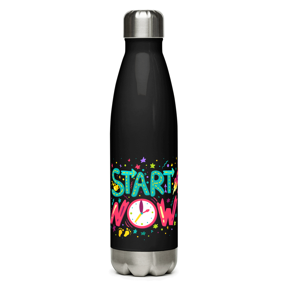 Motivational Stainless Steel Water Bottle