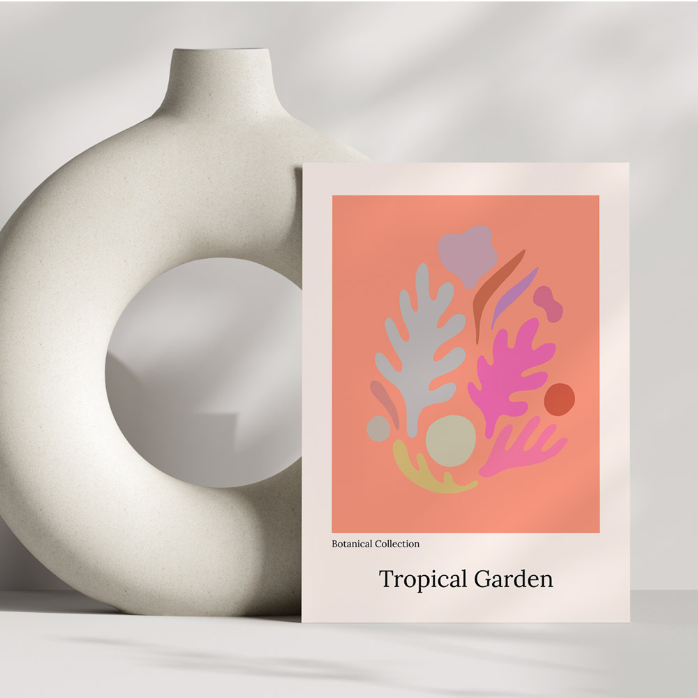 Tropical Garden Postcard